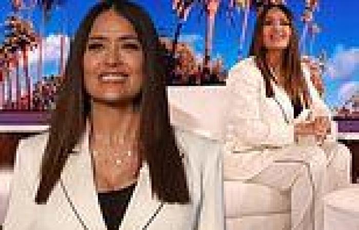 Salma Hayek reveals she lived in a very haunted house and mercilessly pulled ...