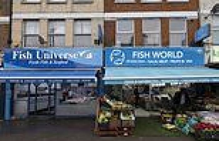 Fishmonger wars make a splash out in South London between neighbouring shops
