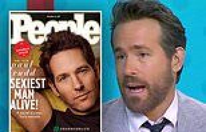 Ryan Reynolds tells People's newly crowned Sexiest Man Alive Paul Rudd 'Don't ...