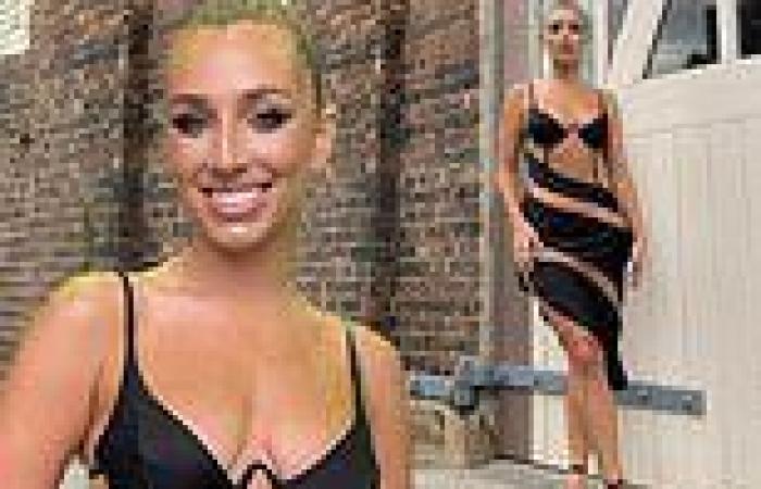 Love Island Australia star shocks in sheer dress and 'knicker sticker'