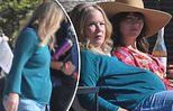 Christina Applegate pictured on set of Dead To Me for first time since ...