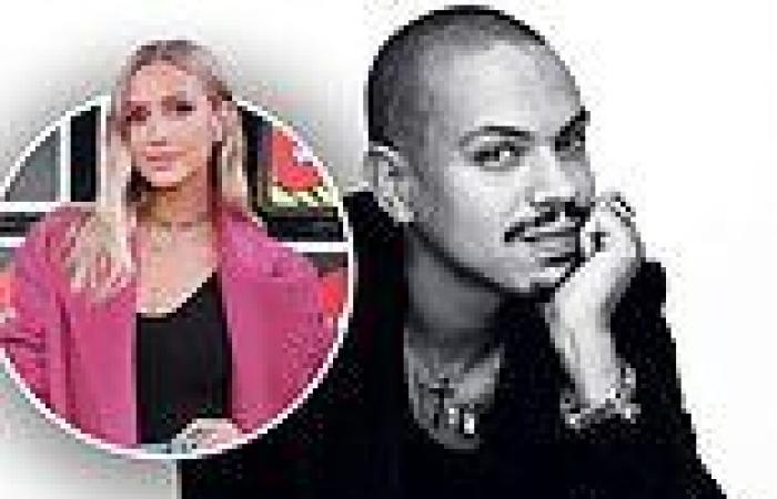 Evan Ross poses SOLO at Paris Hilton's wedding to Carter Reum as wife Ashlee ...