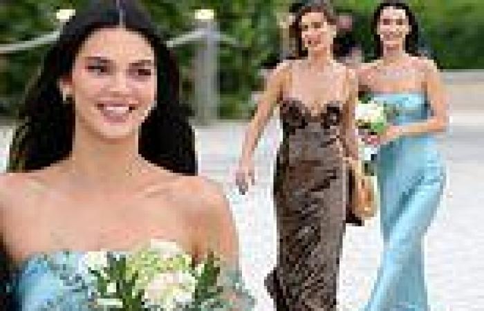 Bella Hadid, Kendall Jenner and Hailey Bieber EXCLUSIVE: in Miami at their ...
