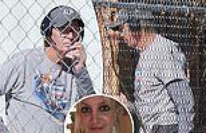 Britney Spears's dad Jamie is pictured at a LUMBER YARD as pop star's ...
