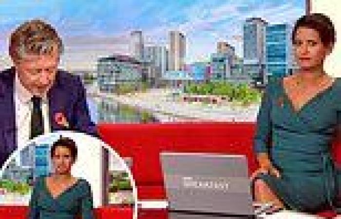 BBC Breakfast sofa gets VERY uncomfortable as Naga sneers co-host Charlie Stayt ...