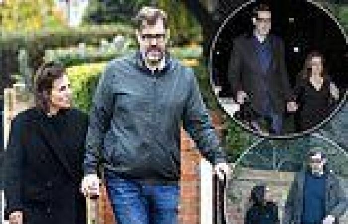 Love is in the air! Richard Osman steps out with Doctor Who star