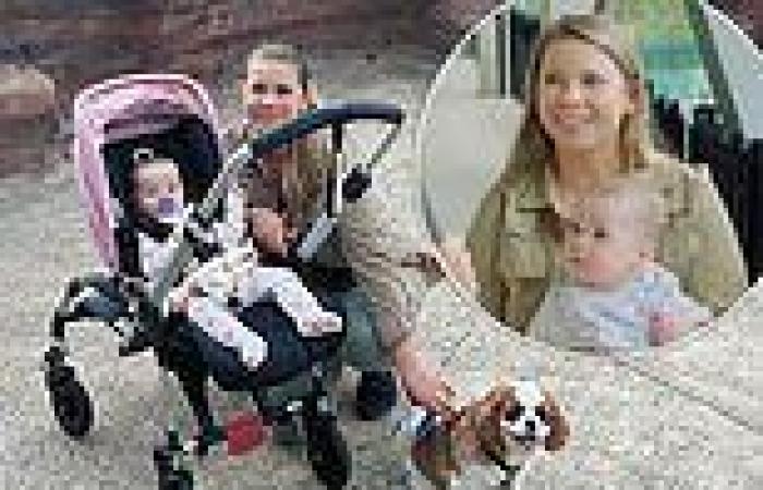 Bindi Irwin takes daughter Grace Warrior on a walk through Australia Zoo 