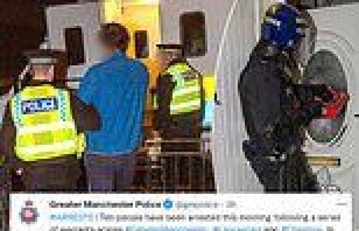 sport news Manchester United: Police arrest 10 Utd fans in dawn raids over violent Old ...