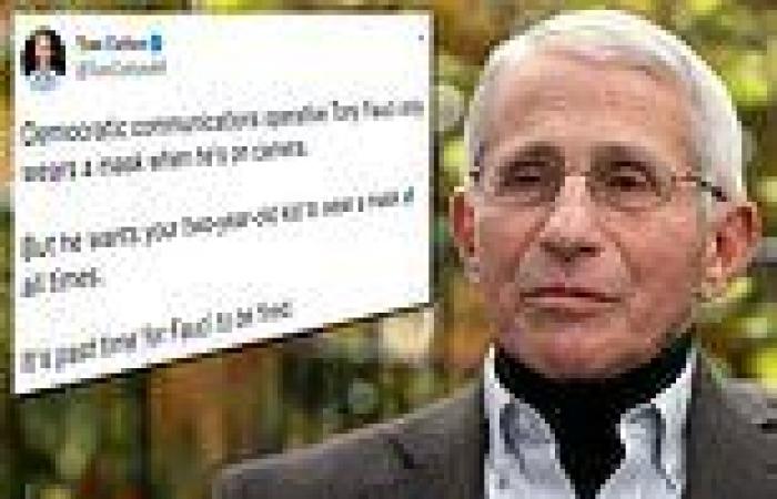 Flip-flopping Fauci partied with crowd indoors at ABC reporter's book launch
