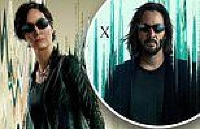 The Matrix Resurrections releases new art of stars Keanu Reeves and Carrie-Anne ...