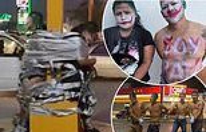 Mexican police discover robbery suspects with faces painted like the Joker and ...