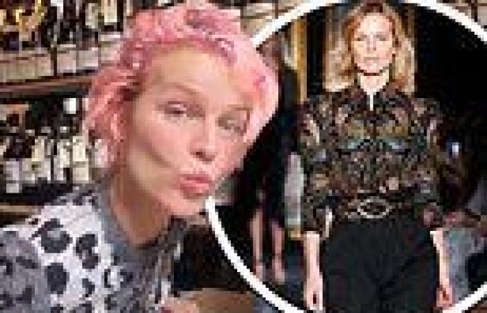 EDEN CONFIDENTIAL: Eva Herzigova is in the pink as she shows off her post-Covid ...