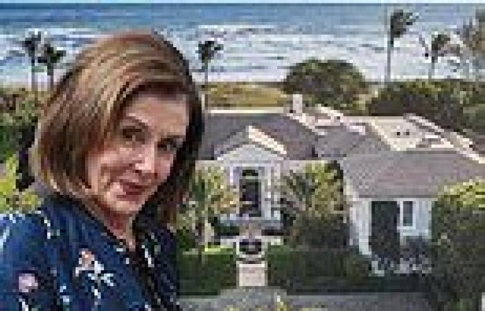 Nancy Pelosi is moving to a $25million ocean-front mansion in Florida