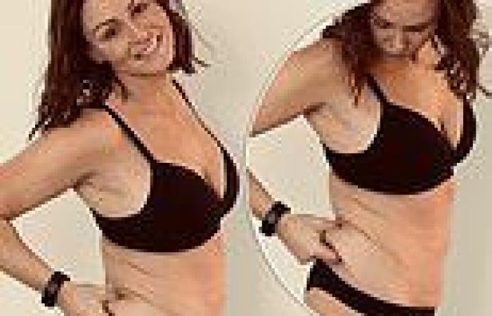 Chanelle Hayes proudly shows off her 'saggy, stretched, wobbly bits' in black ...