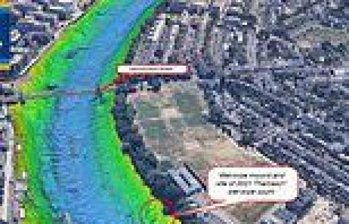 Laser scans reveal a huge mound of WET WIPES has formed along the River Thames