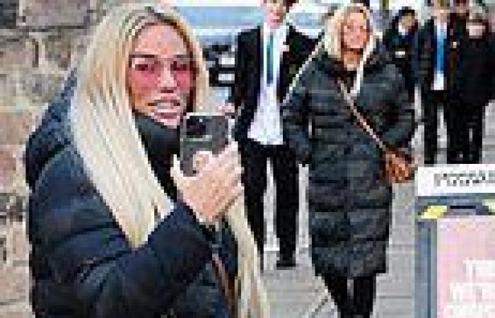 PICTURE EXCLUSIVE: Katie Price wraps up to go lingerie shopping before heading ...