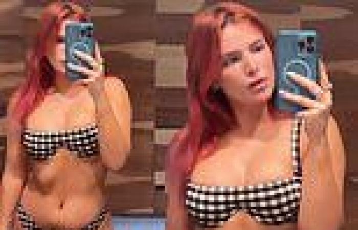 Bella Thorne flaunts her figure in a bikini as she shows off post-Thanksgiving ...