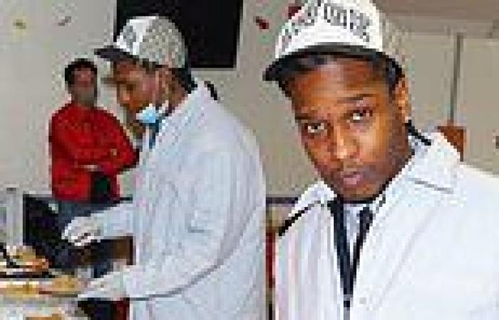 A$AP Rocky rings in Thanksgiving serving food to the needy in his native Harlem