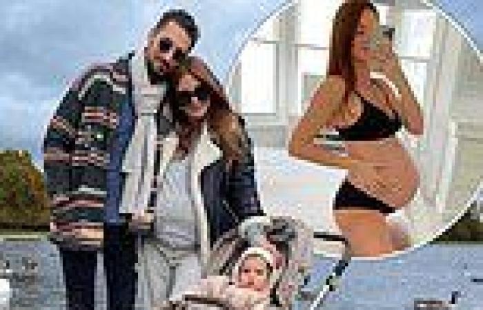 Pregnant Millie Mackintosh counts down to her due date with sweet family snap