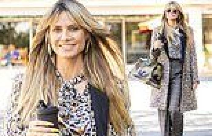 Heidi Klum, 48, is a beaming beauty during LA shopping trip