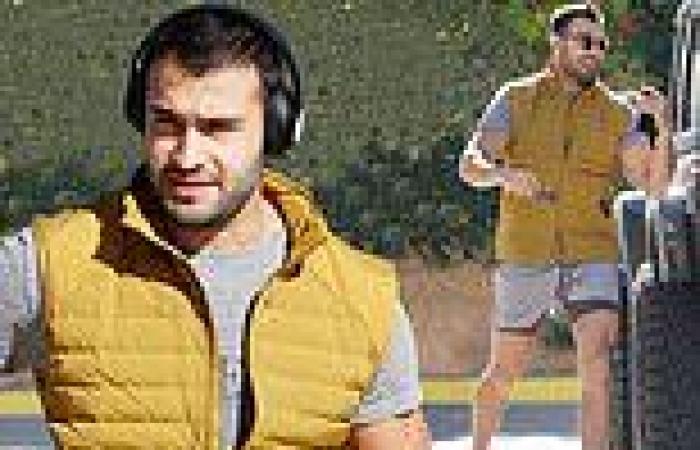 Britney Spears' fiance Sam Asghari hits the gym for a weekend workout with a ...