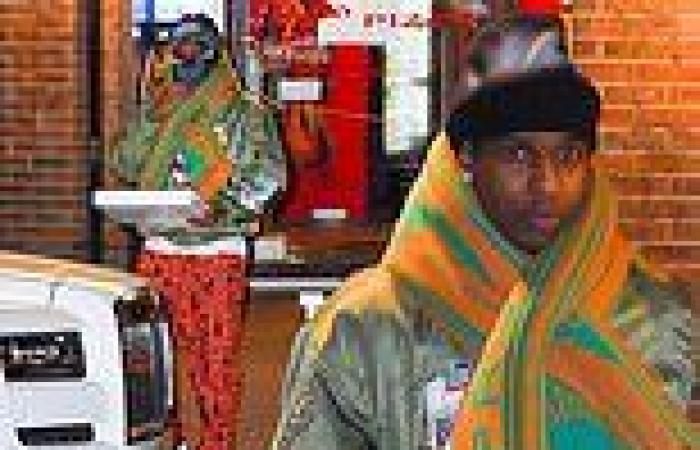 A$AP Rocky sports a winter coat to pick up pizza after a long session at the ...