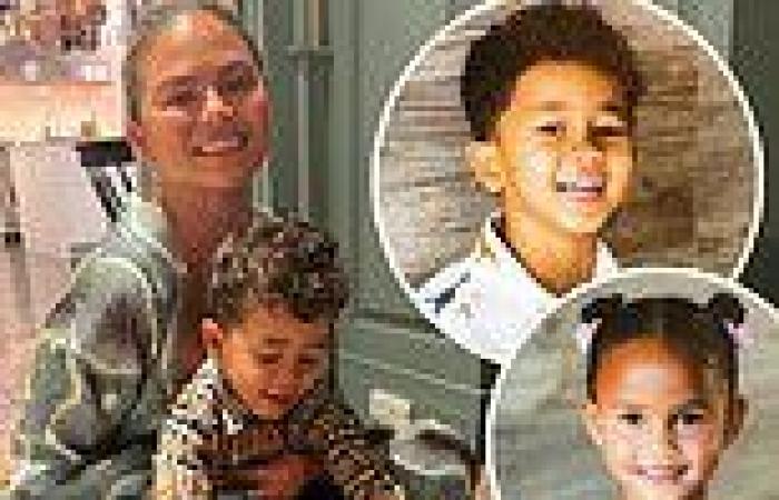 Chrissy Teigen shares daughter and son's darling school photos and marvels at ...