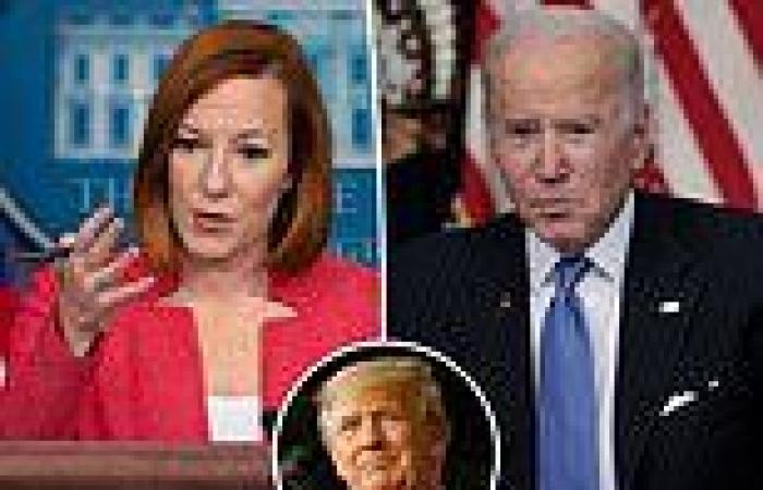 Psaki says Biden was referring to Trump's TWEETS when he called ex-president ...