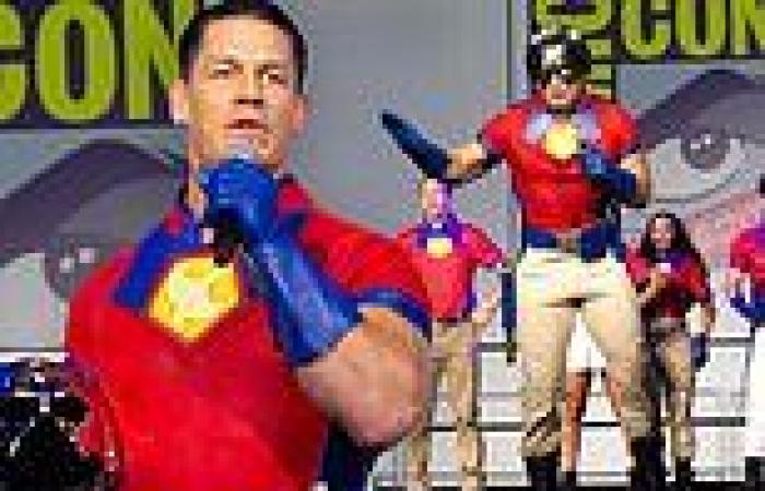 John Cena surprises fans at special edition of Comic-Con in full Peacemaker ...