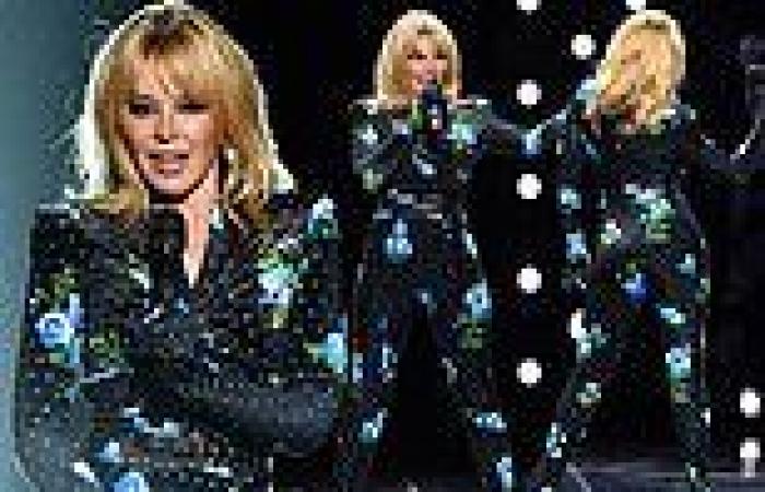 2021 British Fashion Awards: Kylie Minogue leads the performers in a black ...