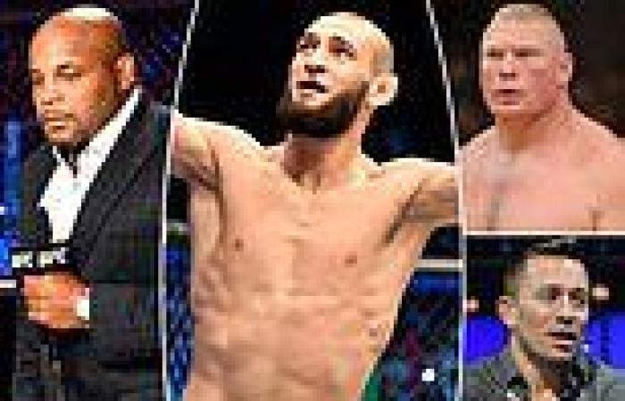 sport news Khamzat Chimaev calls out THREE retired UFC legends Brock Lesnar, Daniel ...