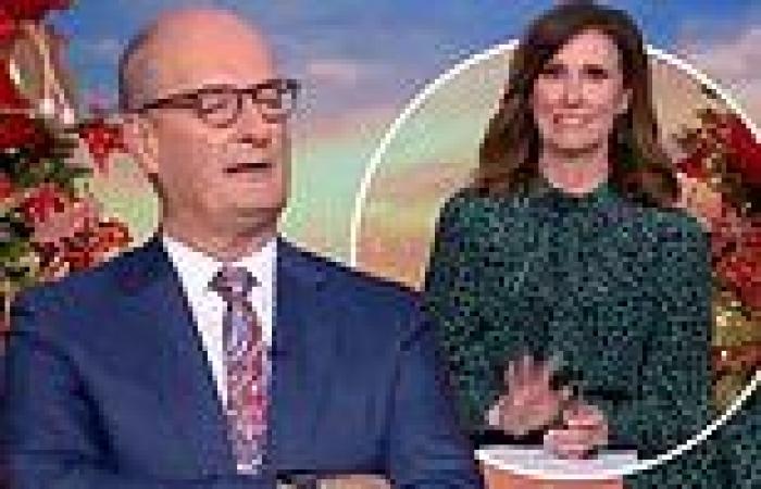 Sunrise host Natalie Barr mocks co-host David 'Kochie' Koch
