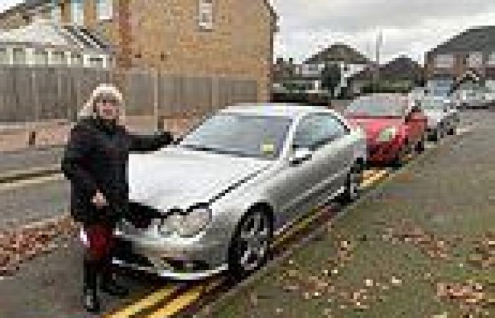 Council contractors painted double yellow lines underneath PARKED cars - which ...