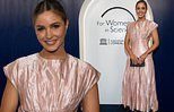 Miss Universe Olivia Rogers attends Women in Science event in Melbourne