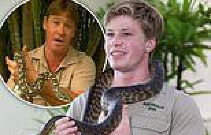 Robert Irwin is the spitting image of his late father Steve as he celebrates ...