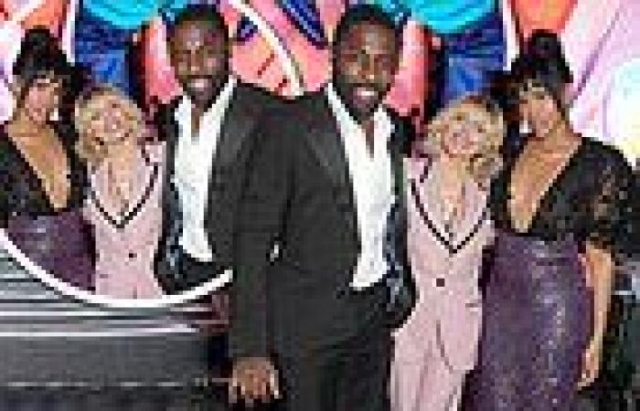 Idris Elba and his glamorous wife Sabrina cosy up to pal Sienna Miller