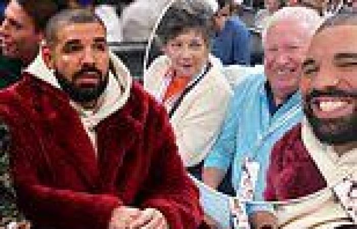 'My new parents': Drake bonds with couple courtside at OKC Thunder game