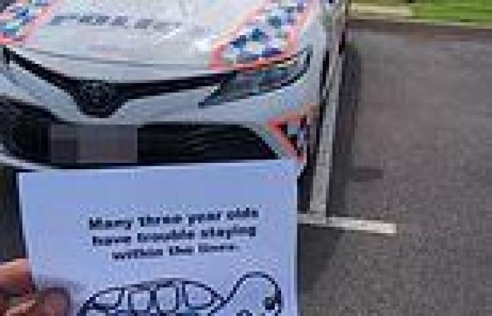 Queensland: Man slams cop's awful attempt at parking and leaves a VERY cheeky ...