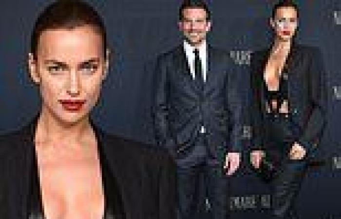 Irina Shayk wows in a revealing look as she supports Bradley Cooper at his ...