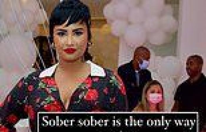 Demi Lovato renounces 'California sober' lifestyle which included alcohol and ...