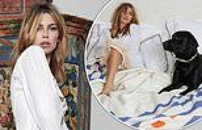 Abbey Clancy looks typically elegant as she poses in stunning snaps