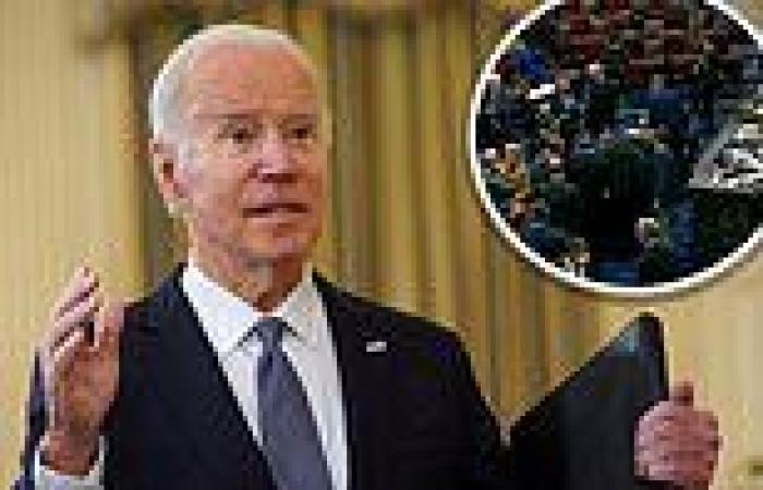 Biden AVOIDS a federal shutdown by signing bill funding the government until ...