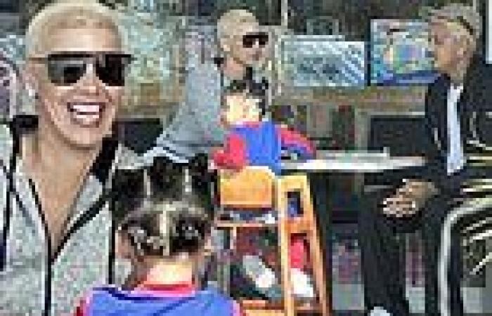Amber Rose reunites with cheating ex Alexander Edwards as they enjoy breakfast ...