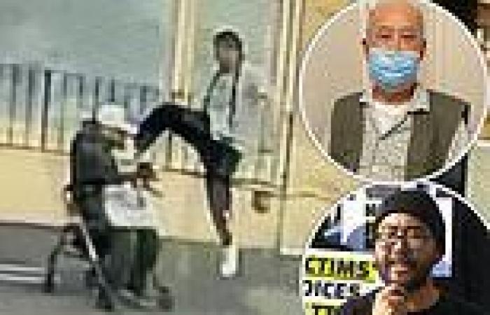 Asian man, 84, who was kicked in the face while waiting for the bus faces his ...