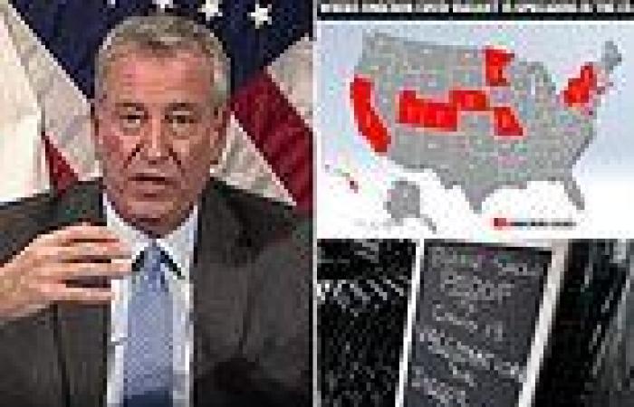NYC Mayor Bill de Blasio considers mandating BOOSTER shot for restaurants and ...