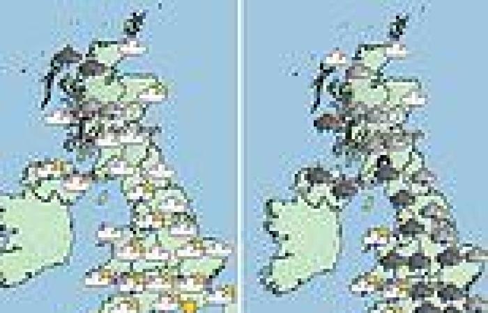 Met Office issues warning with up to FOUR INCHES of snow and 70mph gales to hit ...