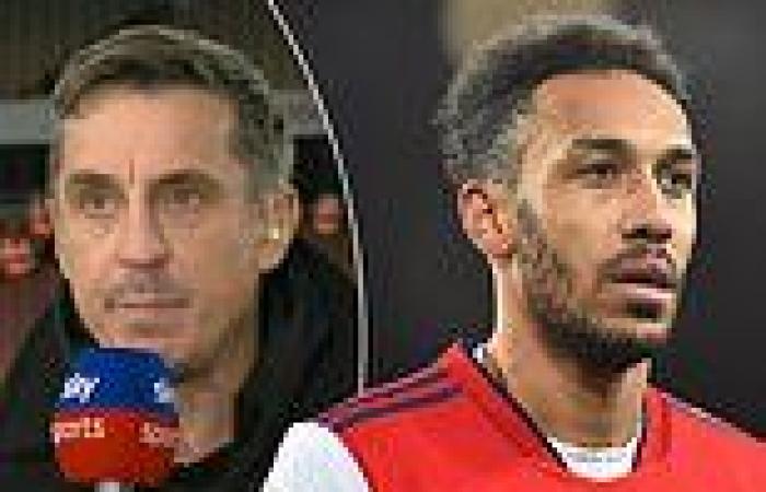 sport news Gary Neville claims Mikel Arteta is keen to sell Pierre-Emerick Aubameyang amid ...