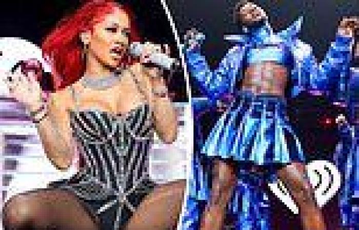 Saweetie and Lil Nas X put on racy displays at HeartRadio'sJingle Ball 2021 in ...