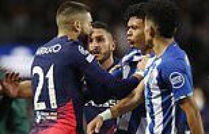 sport news Porto's match with Atletico Madrid descends into chaos, as players embroiled in ...