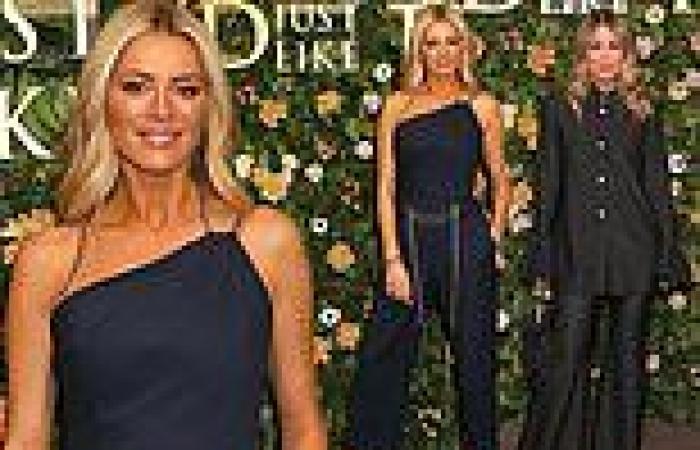 Tess Daly and Rachel Stevens stun in stylish outfits as they attend And Just ...